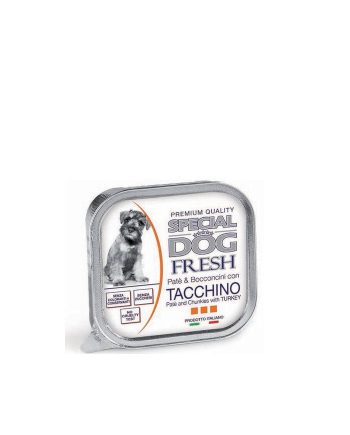 PAŠTETA MGE SPECIAL DOG FRESH ADULT ĆURETINA 150G Monge