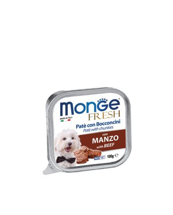 PAŠTETA MGM DOG FRESH ADULT GOVEDINA 100G Monge