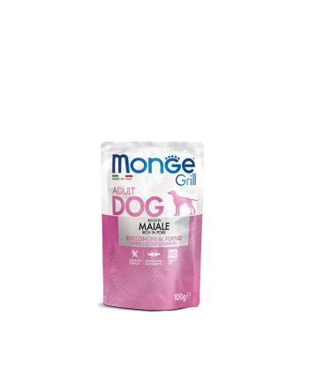 MGM GRILL DOG SOS ADULT SVINJETINA 100G Monge