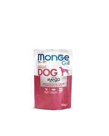 MGM GRILL DOG SOS ADULT GOVEDINA 100G Monge
