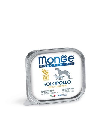 PAŠTETA MGM DOG SOLO ADULT 100% PILETINA 150G Monge