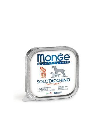 PAŠTETA MGM DOG SOLO ADULT 100% ĆURETINA 150G Monge