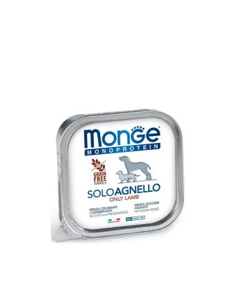 PAŠTETA MGM DOG SOLO ADULT 100% JAGNJETINA 150G Monge