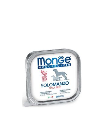 PAŠTETA MGM DOG SOLO ADULT 100% GOVEDINA 150G Monge