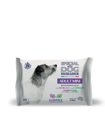 POSLASTICA ZA PSA SPECIAL DOG EXCELLENCE MULTIPACK ADULT JAGNJETINA/ZEČETINA 400G Monge