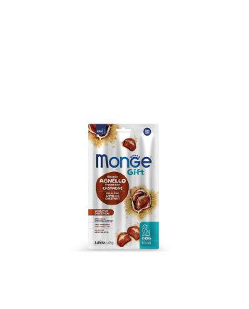 POSLASTICA ZA PSA GIFT SUPER SENSITIVE DIGESTION DOG ADULT JAGNJETINA SA KESTENOM 45G Monge