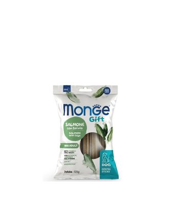 POSLASTICA ZA PSA DENTAL STICKS MINI LOSOS I ŽALFIJA 120G Monge