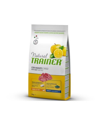 NT SUVA HRANA ZA PSE NO GLUTEN MINI ADULT 2KG GOVEDINA Natural Trainer