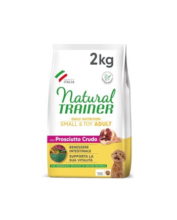 NT SUVA HRANA ZA PSE SMALL AND TOY MINI ADULT 2KG PILETINA Natural Trainer