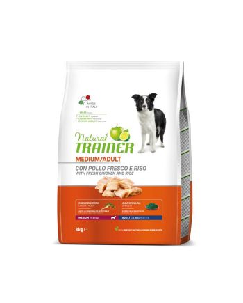 NT SUVA HRANA ZA PSE DOG MEDIUM ADULT 3KG PILETINA Natural Trainer