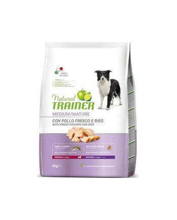 NT SUVA HRANA ZA PSE DOG MEDIUM ADULT 3KG PILETINA Natural Trainer