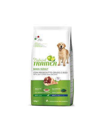NT SUVA HRANA ZA PSE DOG MAXI ADULT 12KG ŠUNKA Natural Trainer
