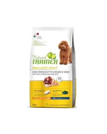 NT SUVA HRANA ZA PSE DOG MINI ADULT 7KG ŠUNKA Natural Trainer