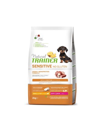 NT SUVA HRANA ZA PSE NO GLUTEN MINI PUPPY&JUNIOR 2KG PAČETINA Natural Trainer