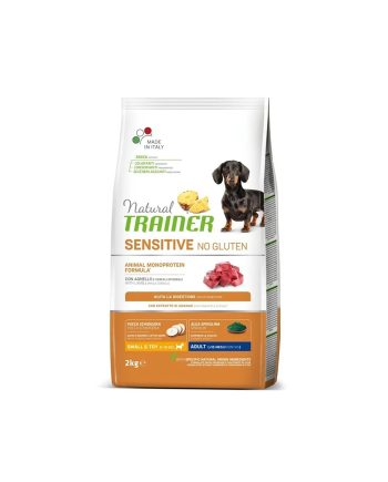 NT SUVA HRANA ZA PSE NO GLUTEN MINI ADULT 2KG JAGNJETINA Natural Trainer
