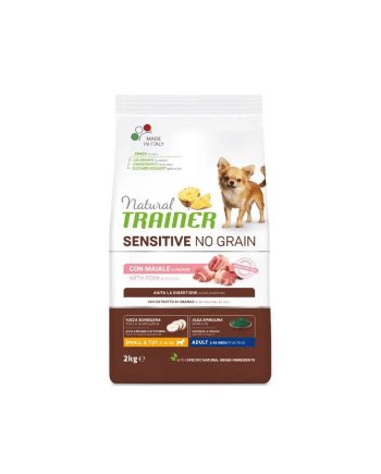 NT SUVA HRANA ZA PSE NO GLUTEN MINI ADULT 2KG SVINJETINA Natural Trainer
