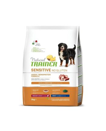 NT SUVA HRANA ZA PSE SENSITIVE NO GLUTEN MEDIUM/MAXI ADULT 3KG PAČETINA Natural Trainer