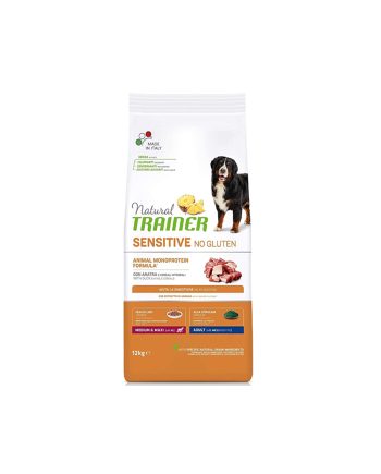 NT SUVA HRANA ZA PSE SENSITIVE NO GLUTEN MEDIUM/MAXI ADULT 12KG PAČETINA Natural Trainer