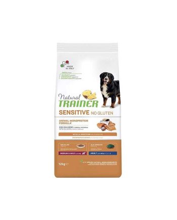 NT SUVA HRANA ZA PSE SENSITIVE NO GLUTEN MEDIUM/MAXI ADULT 12KG LOSOS Natural Trainer