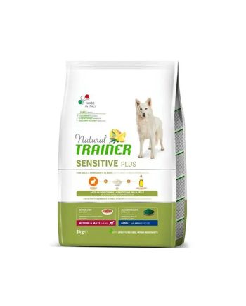 NT SUVA HRANA ZA PSE SENSITIVE PLUS MEDIUM/MAXI ADULT 3KG ZEČETINA Natural Trainer