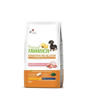 NT SUVA HRANA ZA PSE NO GLUTEN MINI ADULT 2KG SVINJETINA Natural Trainer