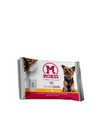 POSLASTICA ZA PSA MMM PRELIV ZA PSE PILETINA 4X100G Moksi