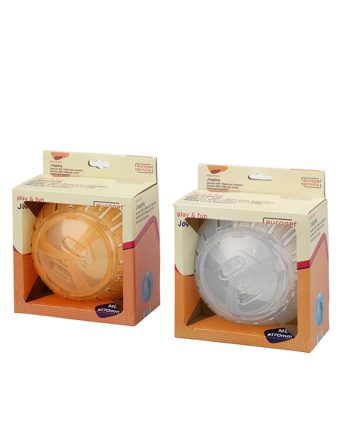 IGRAČKA PLASTIČNA JOGGINGBALL TRANSPARENT & GLITTER SM Duvoplus