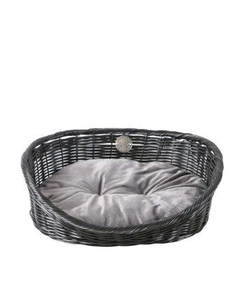 KREVET LEŽALJKA ZA PSA RUSTIC RATTAN L GRAY Duvoplus