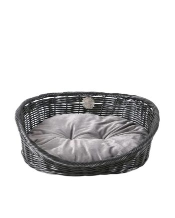 KREVET LEŽALJKA ZA PSA RUSTIC RATTAN XL GRAY Duvoplus