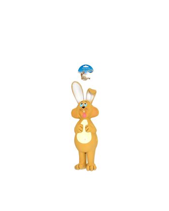 IGRAČKA LATEKS ZVUČNA POP UP RABBIT YELLOW Duvoplus
