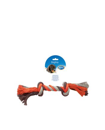 IGRAČKA KANAP KNOTTED COTTON ROPE ORANGE Duvoplus