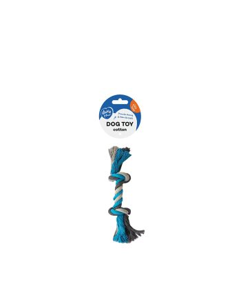 IGRAČKA KANAP KNOTTED COTTON ROPE BLUE Duvoplus