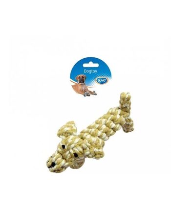 IGRAČKA KANAP KNOTTED COTTON DOG BEIGE Duvoplus