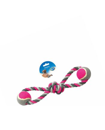 IGRAČKA GUMENA BALLS LOPTA NA KANAPU PINK Duvoplus