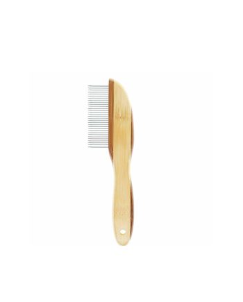 TRIMER CARDING ZA DLAKU BAMBOO DETANGLING COMB 31 PINS BROWN Duvoplus