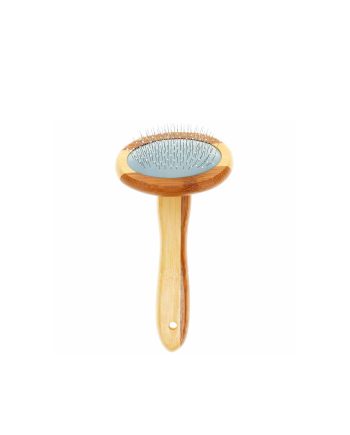 ČETKA ZA PSE BAMBOO SLICKER BRUSH L BROWN Duvoplus