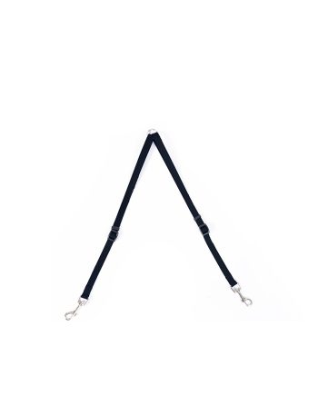 AKSESOAR POVODAC ZA PSA NYLON COUPLE BLACK Duvoplus