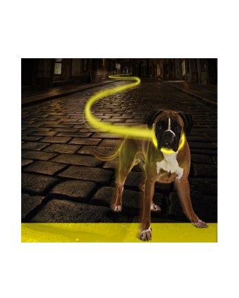 OGRLICA FLASH LIGHT RING USB NYLON S YELLOW Duvoplus