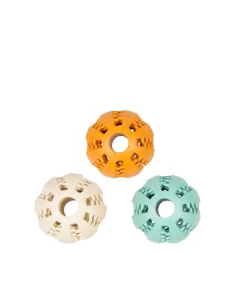 IGRAČKA GUMENA LOPTA RUBBER DENTAL BALL WITH FLAVOURING MC Duvoplus