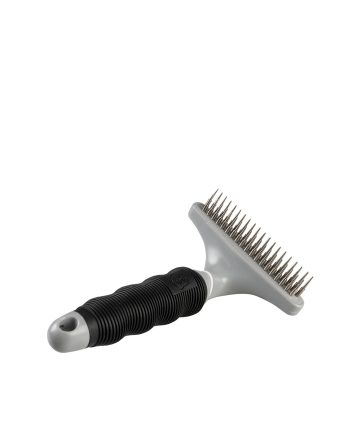 TRIMER CARDING ZA DLAKU DEMATTING RAKE 37 PINS XL GRAY Duvoplus