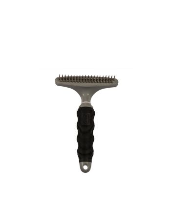 TRIMER CARDING ZA DLAKU DEMATTING RAKE 20 PINS L GRAY Duvoplus