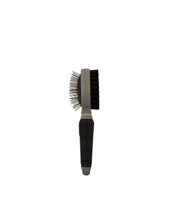ČETKA ZA PSE DVOSTRANA GROOMING BRUSH L BLACK Duvoplus