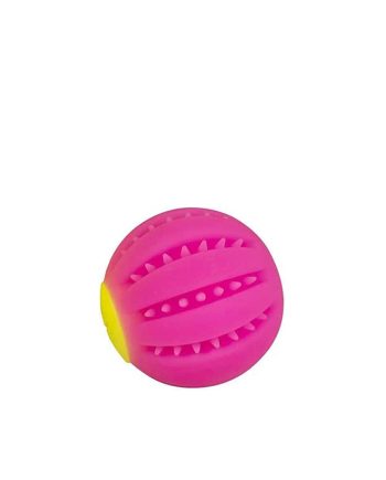 IGRAČKA GUMENA COOKOO LED FLASH LOPTA PINK Duvoplus