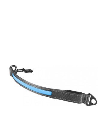 POVODAC KAIŠ FLASH LIGHT RING USB NYLON BLUE Duvoplus