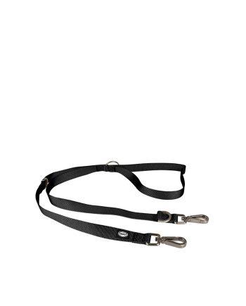 AKSESOAR POVODAC ZA PSA NORTH DUO LEASH NYLON BLACK Duvoplus