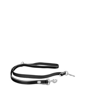 AKSESOAR POVODAC ZA PSA WEST DUO LEASH NYLON BLACK Duvoplus