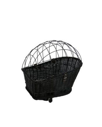 AKSESOAR ZA LJUBIMCA KORPA ZA BICIKL WICKER BLACK Duvoplus