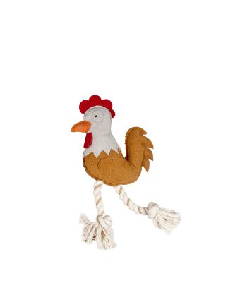 IGRAČKA PLIŠANA ZVUČNA KANAP ROOSTER BROWN Duvoplus
