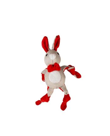 IGRAČKA PLIŠANA PLUSH KNOTTED RABBIT RED Duvoplus
