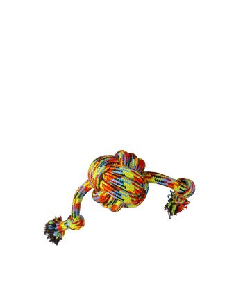 IGRAČKA KANAP BALL WITH ROPE FOR DOGS MC Duvoplus